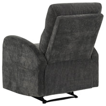 Load image into Gallery viewer, Coaster Hamilton 3-piece Chenille Manual Reclining Sofa Set Charcoal Grey