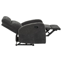 Load image into Gallery viewer, Coaster Hamilton 3-piece Chenille Manual Reclining Sofa Set Charcoal Grey