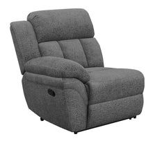 Load image into Gallery viewer, Coaster Bahrain Upholstered LAF Recliner Charcoal