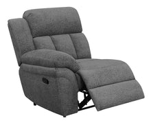 Load image into Gallery viewer, Coaster Bahrain Upholstered LAF Recliner Charcoal