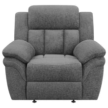 Load image into Gallery viewer, Coaster Bahrain Upholstered Power Glider Recliner Charcoal