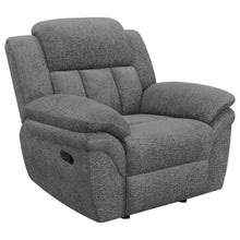 Load image into Gallery viewer, Coaster Bahrain Upholstered Glider Recliner Charcoal
