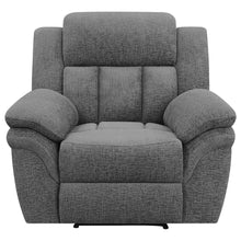 Load image into Gallery viewer, Coaster Bahrain Upholstered Glider Recliner Charcoal