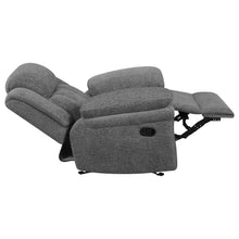Load image into Gallery viewer, Coaster Bahrain Upholstered Glider Recliner Charcoal
