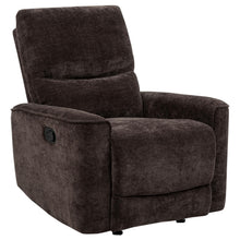 Load image into Gallery viewer, Coaster Navarro 3-piece Upholstered Reclining Sofa Set Dark Brown