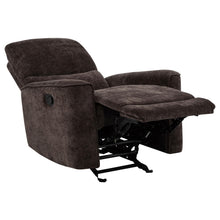 Load image into Gallery viewer, Coaster Navarro 3-piece Upholstered Reclining Sofa Set Dark Brown