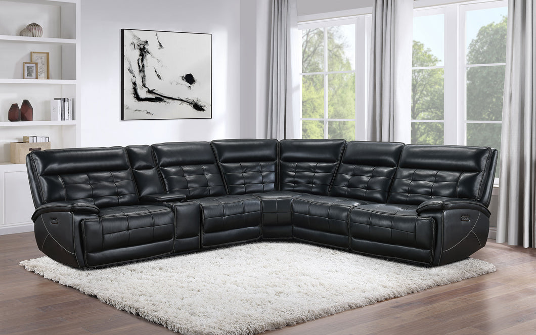COASTER 3 PC POWER SECTIONAL