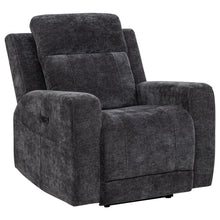 Load image into Gallery viewer, Coaster Kennett 3-piece Chenille Power Reclining Sofa Set Dark Grey