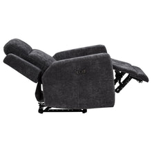 Load image into Gallery viewer, Coaster Kennett 3-piece Chenille Power Reclining Sofa Set Dark Grey