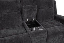 Load image into Gallery viewer, Coaster Kennett 3-piece Chenille Power Reclining Sofa Set Dark Grey