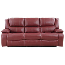 Load image into Gallery viewer, Coaster Camila 2-piece Upholstered Reclining Sofa Set Red