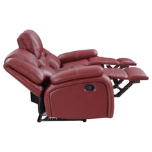 Load image into Gallery viewer, Coaster Camila 2-piece Upholstered Reclining Sofa Set Red