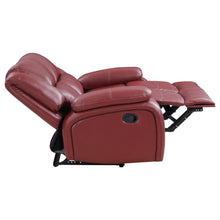Load image into Gallery viewer, Coaster Camila 2-piece Upholstered Reclining Sofa Set Red