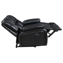 Load image into Gallery viewer, Coaster Camila 3-piece Upholstered Reclining Sofa Set Black