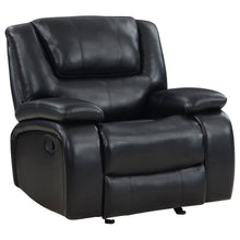 Load image into Gallery viewer, Coaster Camila 3-piece Upholstered Reclining Sofa Set Black