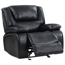 Load image into Gallery viewer, Coaster Camila 3-piece Upholstered Reclining Sofa Set Black
