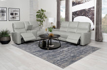 Load image into Gallery viewer, Coaster Greenfield 2-piece Power Reclining Sofa Set Dove Grey