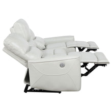 Load image into Gallery viewer, Coaster Greenfield 2-piece Power Reclining Sofa Set Dove Grey