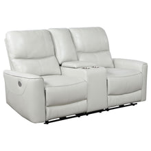Load image into Gallery viewer, Coaster Greenfield 2-piece Power Reclining Sofa Set Dove Grey