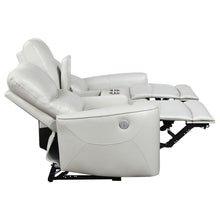 Load image into Gallery viewer, Coaster Greenfield 2-piece Power Reclining Sofa Set Dove Grey