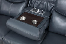 Load image into Gallery viewer, Coaster Sloane 3-piece Upholstered Reclining Sofa Set Blue