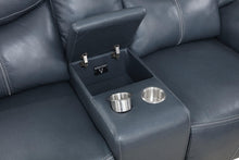 Load image into Gallery viewer, Coaster Sloane 3-piece Upholstered Reclining Sofa Set Blue