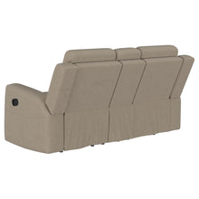 Load image into Gallery viewer, Coaster Brentwood 2-piece Upholstered Reclining Sofa Set Taupe