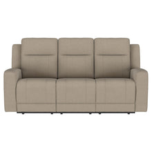 Load image into Gallery viewer, Coaster Brentwood 3-piece Upholstered Reclining Sofa Set Taupe