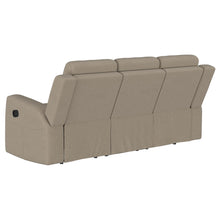 Load image into Gallery viewer, Coaster Brentwood 3-piece Upholstered Reclining Sofa Set Taupe