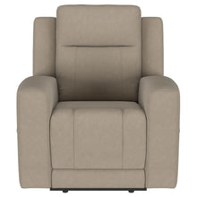 Load image into Gallery viewer, Coaster Brentwood 3-piece Upholstered Reclining Sofa Set Taupe