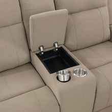 Load image into Gallery viewer, Coaster Brentwood 3-piece Upholstered Reclining Sofa Set Taupe