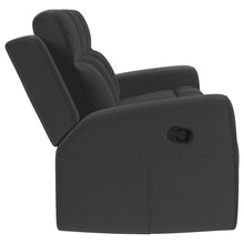 Load image into Gallery viewer, Coaster Brentwood 2-piece Upholstered Reclining Sofa Set Charcoal