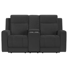 Load image into Gallery viewer, Coaster Brentwood 2-piece Upholstered Reclining Sofa Set Charcoal