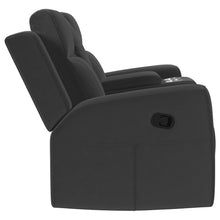 Load image into Gallery viewer, Coaster Brentwood 3-piece Upholstered Reclining Sofa Set Charcoal