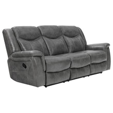 Load image into Gallery viewer, Coaster Conrad 2-piece Upholstered Padded Arm Motion Sofa Set Grey