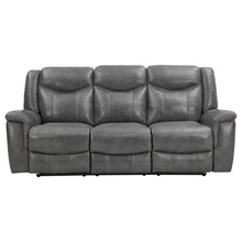 Load image into Gallery viewer, Coaster Conrad 2-piece Upholstered Padded Arm Motion Sofa Set Grey