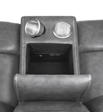 Load image into Gallery viewer, Coaster Conrad 2-piece Upholstered Padded Arm Motion Sofa Set Grey
