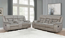 Load image into Gallery viewer, Coaster Greer 2-piece Upholstered Reclining Sofa Set Taupe