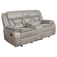 Load image into Gallery viewer, Coaster Greer 2-piece Upholstered Reclining Sofa Set Taupe