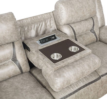 Load image into Gallery viewer, Coaster Greer 2-piece Upholstered Reclining Sofa Set Taupe