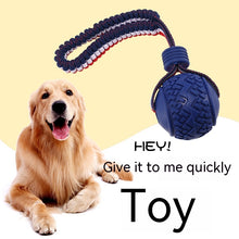 Load image into Gallery viewer, Interactive Dog Toy Ball Interactive Teether With Rope Dog Ball Pet Supplies Chewing Ball Training For Living Room Lake Beach Pets Products