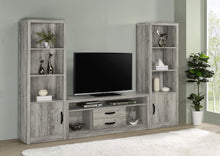 Load image into Gallery viewer, Coaster Burke 3-piece 59-inch TV Entertainment Center Grey Driftwood
