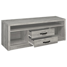 Load image into Gallery viewer, Coaster Burke 3-piece 59-inch TV Entertainment Center Grey Driftwood
