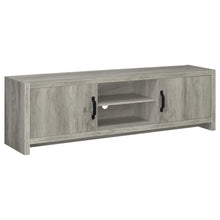 Load image into Gallery viewer, Coaster Burke 3-Piece TV Entertainment Center Fits 77-Inch TVs Grey Driftwood