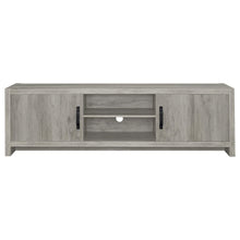 Load image into Gallery viewer, Coaster Burke 3-Piece TV Entertainment Center Fits 77-Inch TVs Grey Driftwood