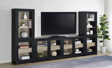 Load image into Gallery viewer, Coaster Denison 3-piece Entertainment Center 79-inch TV Stand Black