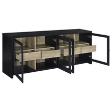 Load image into Gallery viewer, Coaster Denison 3-piece Entertainment Center 79-inch TV Stand Black