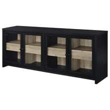 Load image into Gallery viewer, Coaster Denison 3-piece Entertainment Center 79-inch TV Stand Black