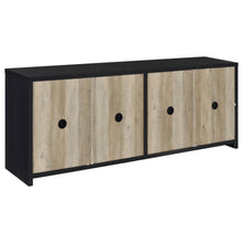 Load image into Gallery viewer, Coaster Denison 3-piece Entertainment Center 79-inch TV Stand Black