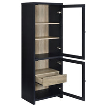 Load image into Gallery viewer, Coaster Denison 3-piece Entertainment Center 79-inch TV Stand Black